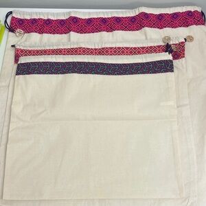 Set of 4❤️ Tory Burch dust bags